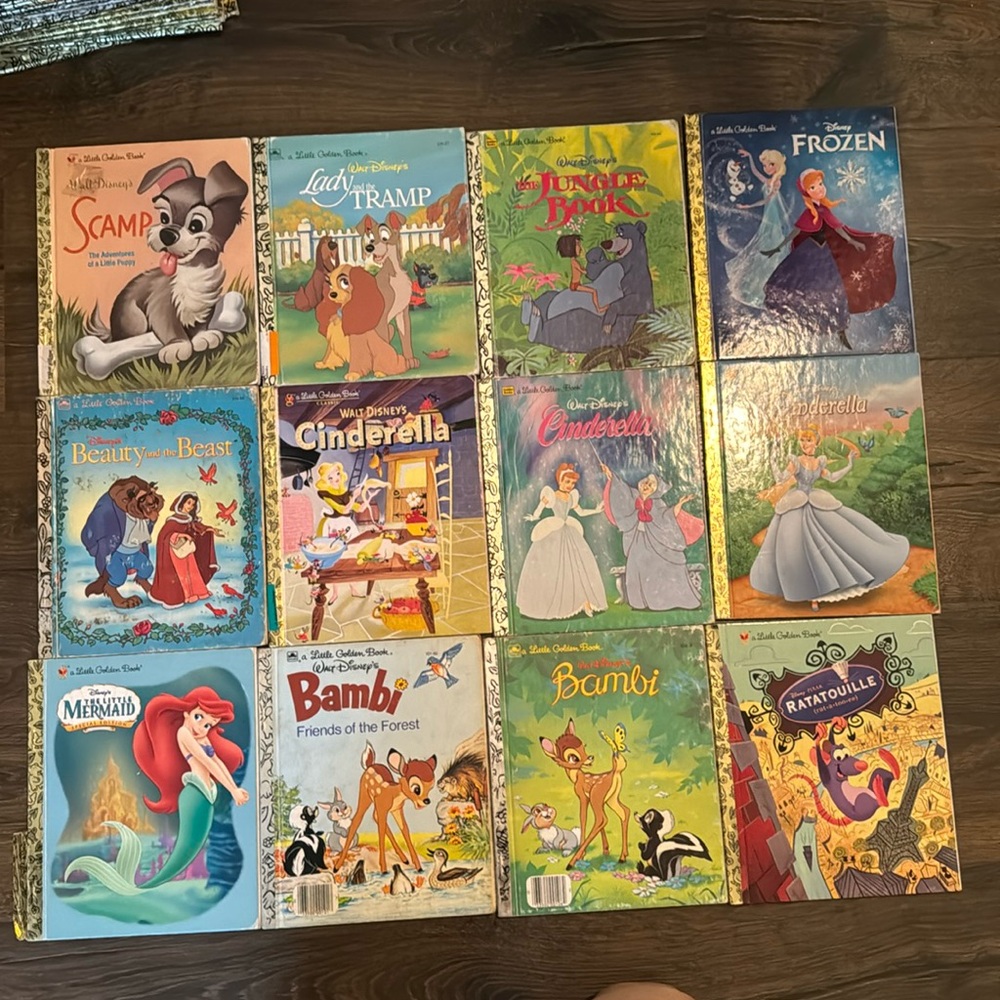 Vintage golden books. Lot#1. 20 golden books.